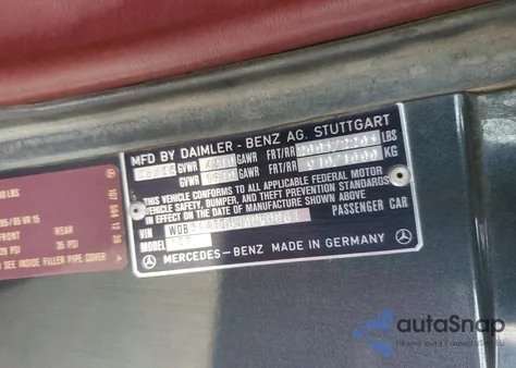 1988 Mercedes-Benz 560 Sl z USA, uszkodzony, nr VIN WDBBA48D8JA090061